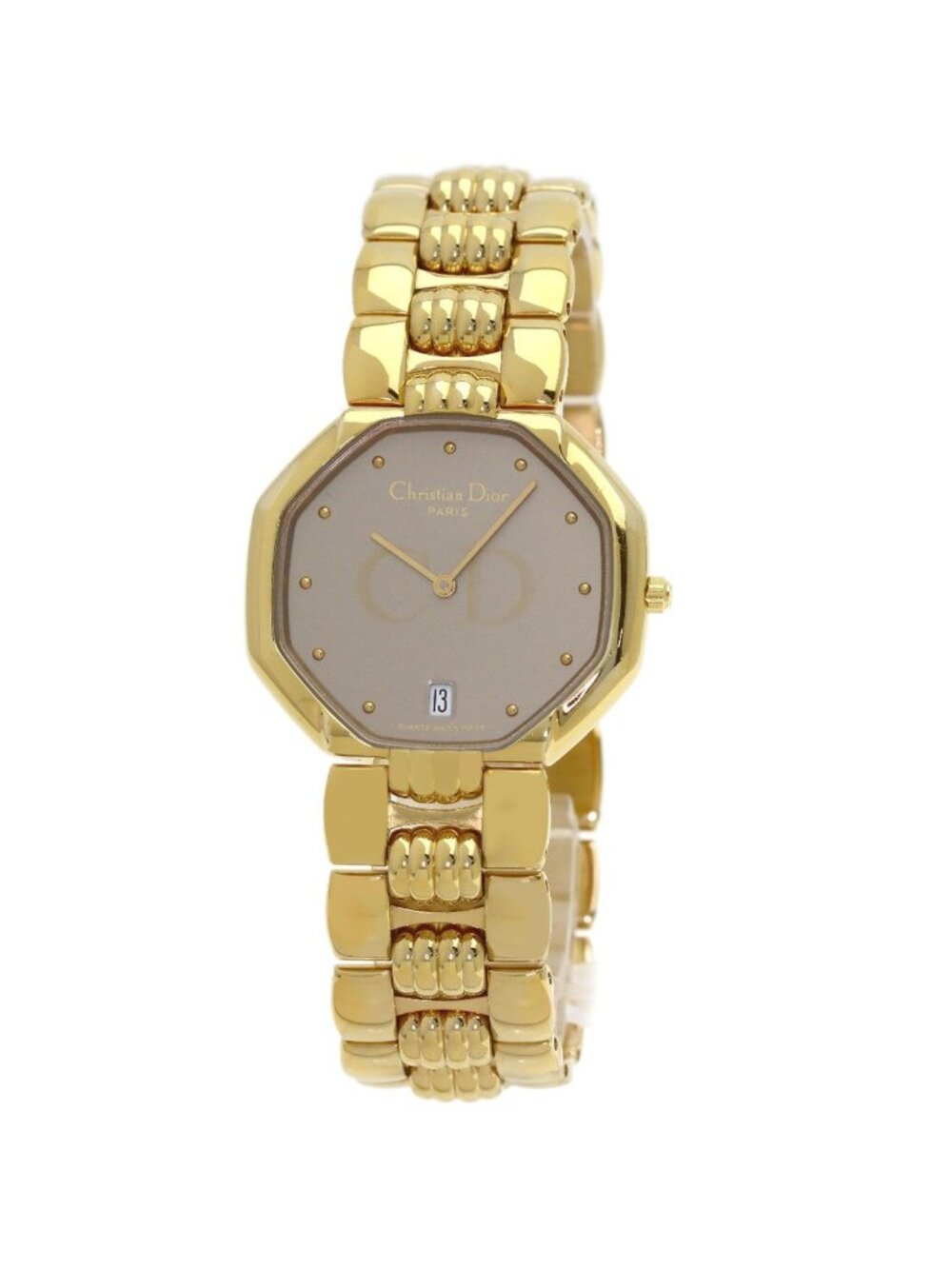 Dior Octagon Watch Gold
